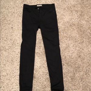 Madewell black skinny jeans